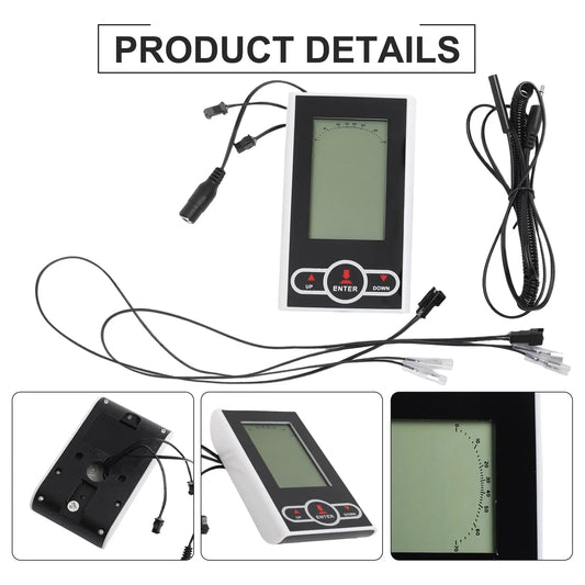 Exercise Bike Monitor Speedometer Stationary Bike Elliptical Trainer Display Gym Fitness Equipment Accessories