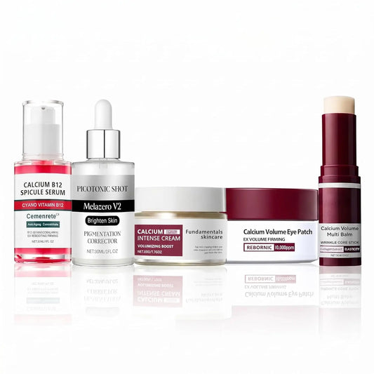 Care Skin Set with Calcium Multi Balm Stick – Gentle Firming & Moisture Routine for Smooth, Comfortable-Looking Skin, Daily Use