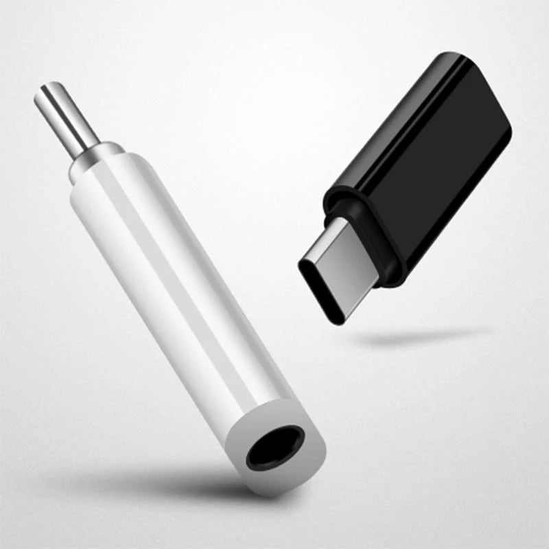 1-5PCS USB Type-C To 3.5mm Headphone Adapter 3 5 Mm Jack Adapter USB-C OTG for Huawei Honor Redmi Xiaomi 3 5 AUX Cable Adapter