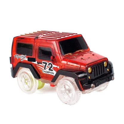 Rail & Electric Track Toy Car for Play Vehicle Luminous Car Toy Baby Favorite Gi