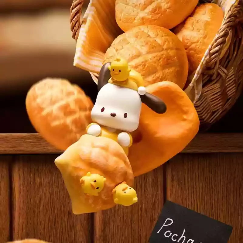 MINISO Sanrio Happy Baking Series Figice Blind Box Genuine Trendy Toy Surprise Gift for Girls