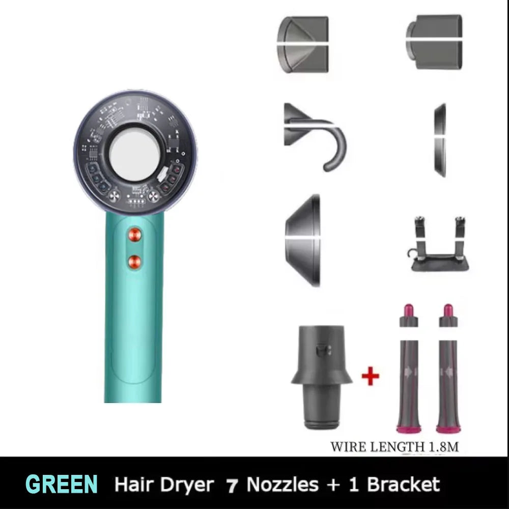 Super Hair Dryer Leafless High Speed Negative Ion Hair Care 160000RPM Fas Dry 220V Super Home Hair Salon Blow Dryer