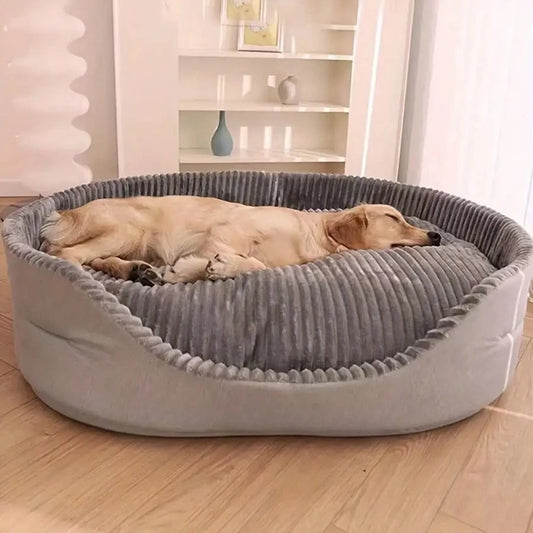 Machine-Washable Soft & Cozy Pet Bed – All-Season Dog & Cat House With Warm Mat | Plush Comfort, Winter Essential & Perfect Christmas Gift For Small/Medium/Large Pets, Indoor Outdoor Use - Merit Sell