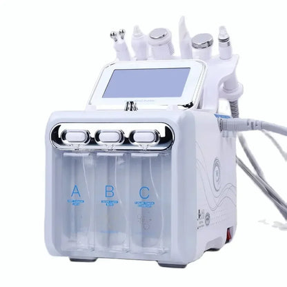 New Arrival! Multifunction skin care device 7 in 1 anti aging small bubble H2O2 hydrogen oxygen jet beauty machine with Led Mask