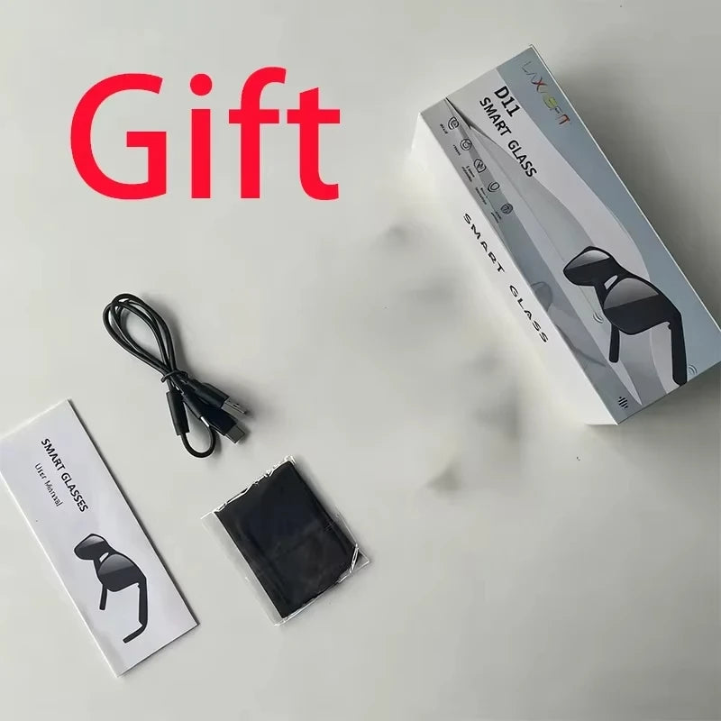 Lenovo 8KHD AI Smart Sunglasses NEW Touch Control Photo Recording Translator Voice Assistant Music Bluetooth Wireless Glasses