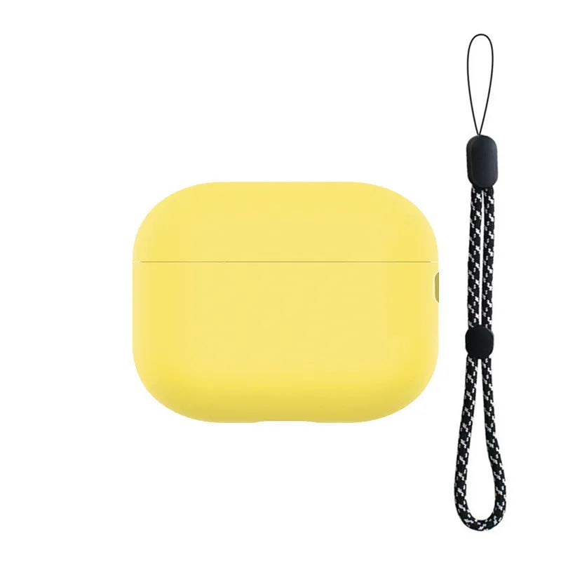 For AirPods Pro 3 2025 Case Silicone Protector for airpods Pro Front LED Visible Pro 2 Case cover with Lanyard for airpods pro 2 - Merit Sell