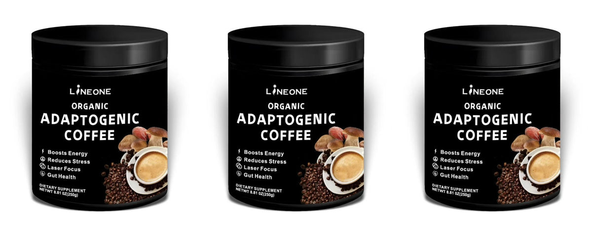 Organic Adaptogenic Coffee Powder with 10 Mushroom Blend Lion's Mane Reishi Supports Energy Focus Stress Balance Gut Health 250g