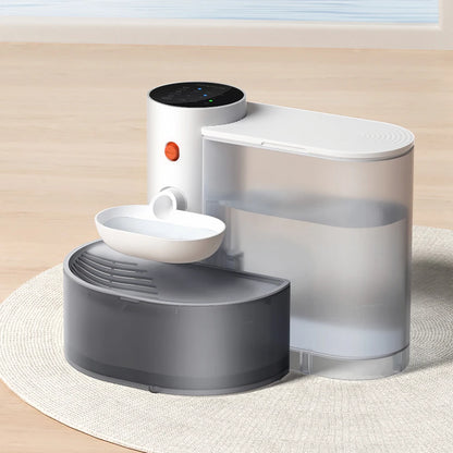 Smart Pet Water Fountain 3L/100oz Automatic Cat Water Fountain No Filter Pet Drinking Dispenser for Cats and Small Dogs