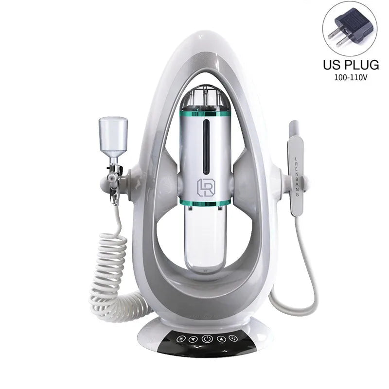 Water Oxygen Jet Machine Cold Hammer Suction Blackhead Facial Moisturizing Spray Injection SPA Micro Bubble Cleansing Instrument
