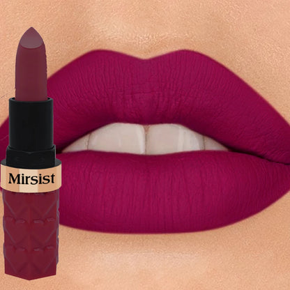 Silky Matte Velvet Nude Peach Lipstick Waterproof Long Lasting Natural Lip Stain Not Easy Fade Lip Balm Women Lip Stick Cosmetic