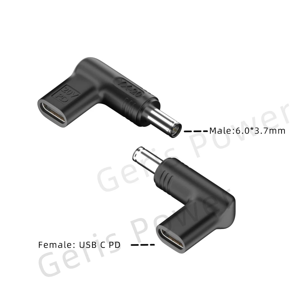 100W USB Type C PD Laptop Power Bank to Laptop Charger Converter for Asus Lenovo Hp Dell Samsung Dc Power Adapter Connector