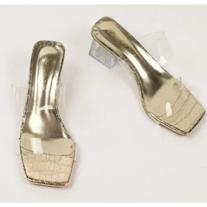 Plus Size 35-43 women's Shoes Summer Concise Slippers Square Toe Shallow Slippers High Quality Luxury Slippers