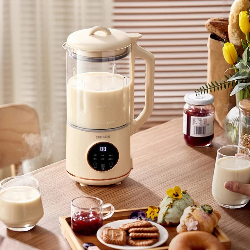 1.2L Soybean Milk Machine Electric Juicer Blender Mixer Soybean Milk Maker High Speed Blender Rice Paste Maker Breakfast Machine