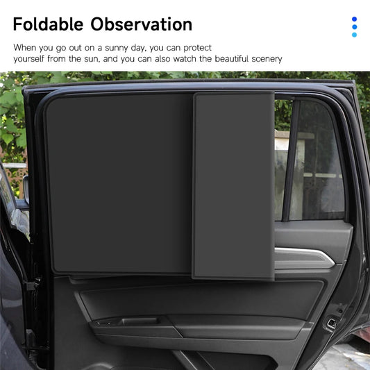 Car Side Window Sun Shade Magnetic UV Blocking Car Curtain Summer Anti-Glare Sun Protection Auto Sunshade for Personal Privacy