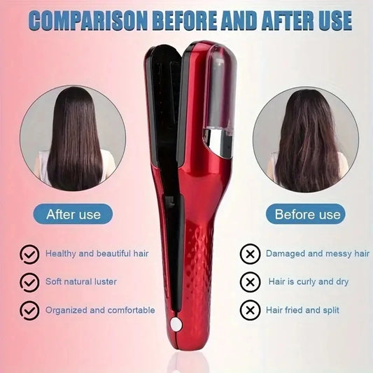 Rechargeable Cordless Split Hair Trimmer, Hair Split Ends Trimmer, Remover Damaged Hair, Repair Hair Care Treatment