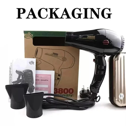Household 2100W High-Power Hair Dryer with Negative Ions Hot & Cold Air High Airflow 3-Speed Adjustment for Stylish Styling Merit Sell