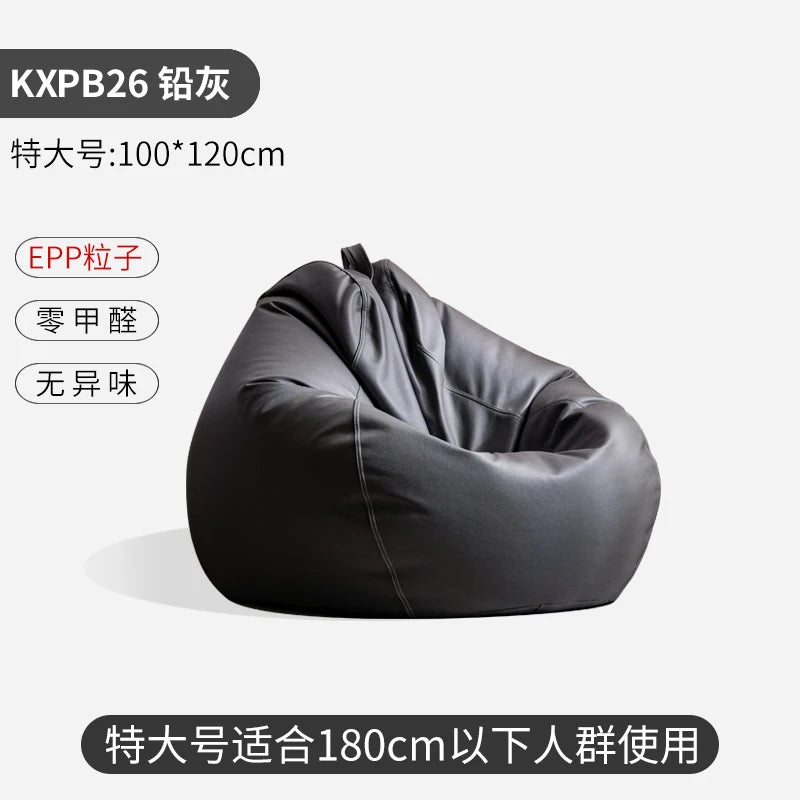 Modern Black Lazy Bean Bag Sofa Designer Nordic Cheap Lounges Lazy Bean Bag Sofa Individual Divano Soggiorno Home Furniture