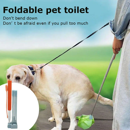 28.7-inch Long Handle Steel Dog Cat Pet Poop Scoop Garbage Grabber Dirt Picker Environmentally Friendly Clean Pet