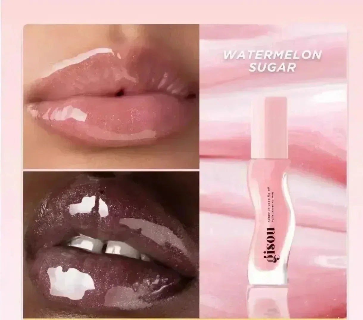 Hot Sale Gisou Moisturizing Lip Balm Lip Oil Gloss Care Of The Lips Benetitnt For Lips Plumping Exfoliating Plumping Gloss Oil