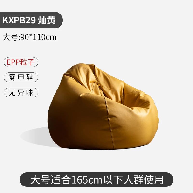 Modern Black Lazy Bean Bag Sofa Designer Nordic Cheap Lounges Lazy Bean Bag Sofa Individual Divano Soggiorno Home Furniture