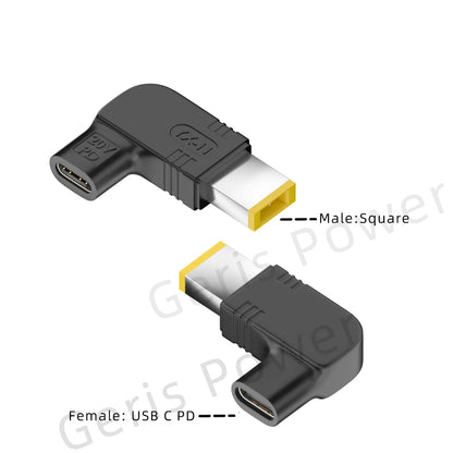 100W USB Type C PD Laptop Power Bank to Laptop Charger Converter for Asus Lenovo Hp Dell Samsung Dc Power Adapter Connector