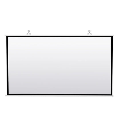 Portable Projector Screen for Home Theater Outdoor HD White Foldable Anti-Crease (60Inch)