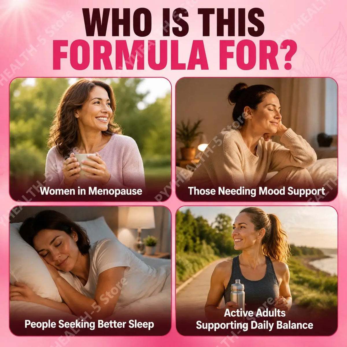 Women's Menopause Support Capsules with Dong Quai & Lemon Balm for Mood, Sleep and Hot Flash Support 60 Capsules