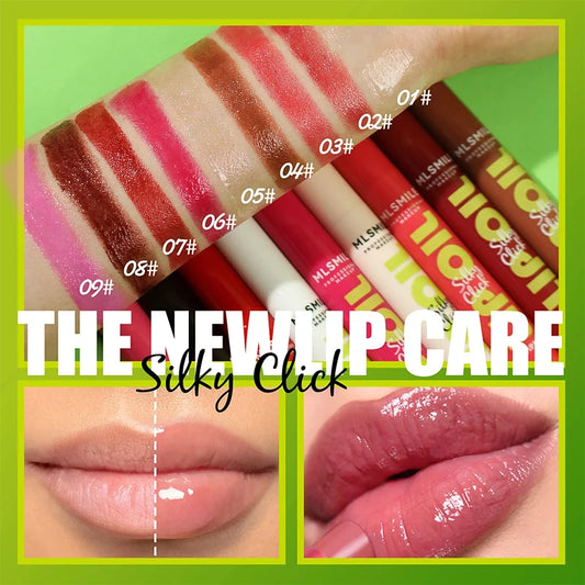 Jelly Solid Lip Gloss Make-up Hydrating Mirror Red Brown Lipstick Clear Moisturizing Lip Tint Nature Nude Lipstick Pen Cosmetics