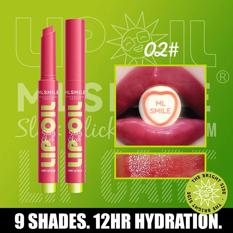Jelly Solid Lip Gloss Make-up Hydrating Mirror Red Brown Lipstick Clear Moisturizing Lip Tint Nature Nude Lipstick Pen Cosmetics