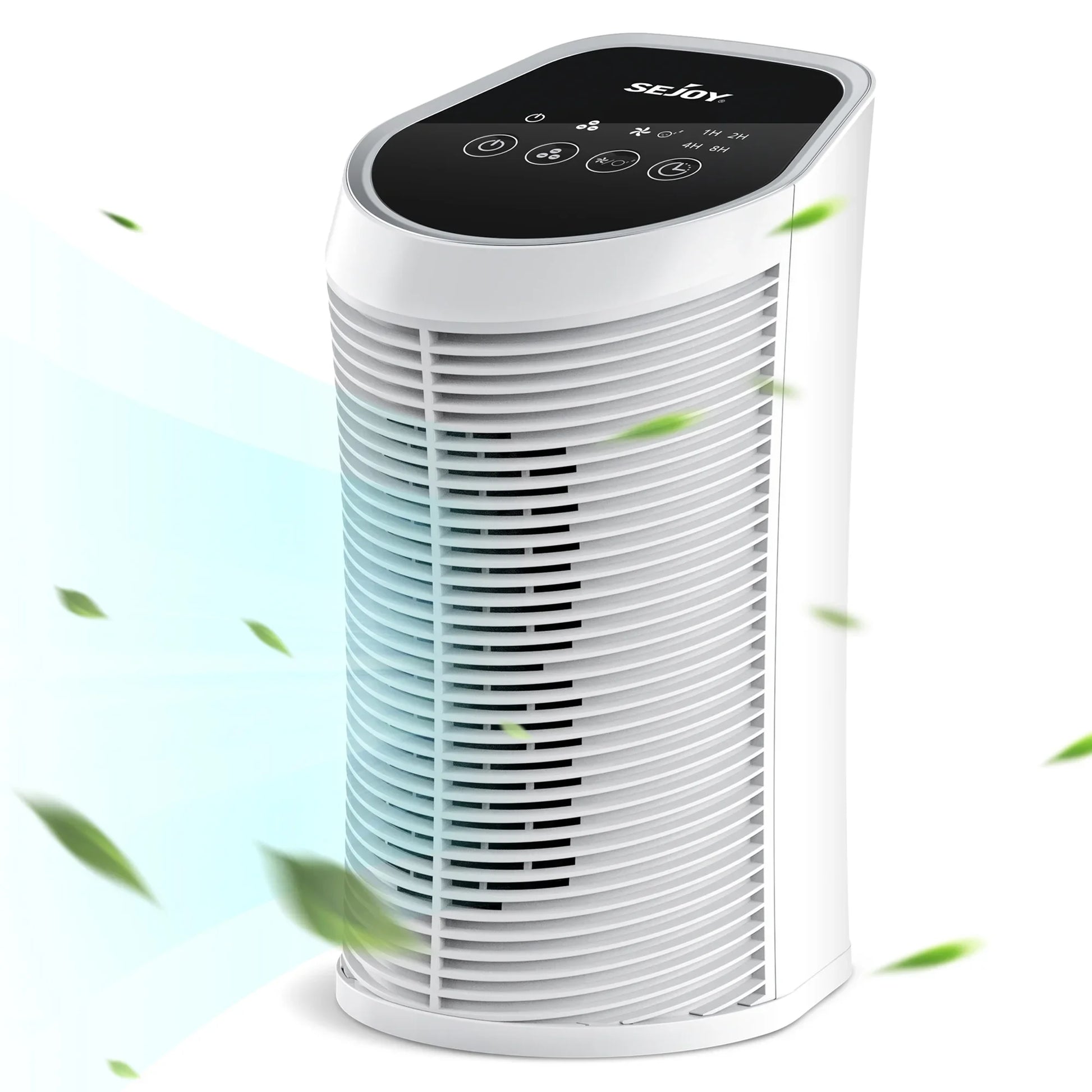Sejoy 25W HEPA Air Purifiers For Bedroom 200 sq.ft Portable Air Cleaner For Smoke Pollen Hair Smell Air Purifier with Sleep Mode - Merit Sell