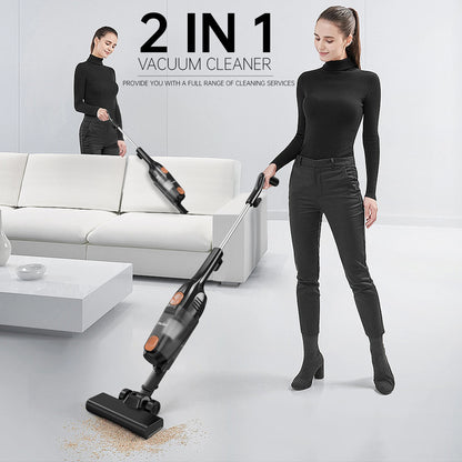 Sejoy Stick Vacuum Cleaner with HEPA Filters 15KPa 600W 2-in-1 Lightweight Corded Vac with Handheld Stick Vac for Home Car - Merit Sell