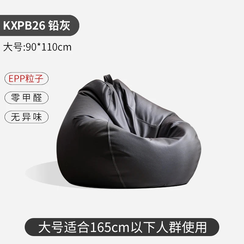 Modern Black Lazy Bean Bag Sofa Designer Nordic Cheap Lounges Lazy Bean Bag Sofa Individual Divano Soggiorno Home Furniture