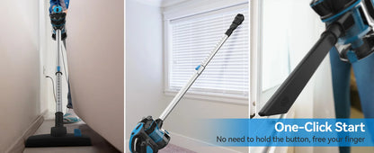 INSE I5 Corded Vacuum Cleaner with 600W Motor 18Kpa Powerful Stick Handheld Vaccum Cleaner for Home Pet Hair Hard Floor Cleaning