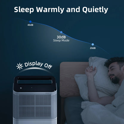 Dehumidifier 16 L/day, Ultra-quiet Electric Intelligent Central Control, Auto Mode, Moisture Display, 24h Timer Home Appliances