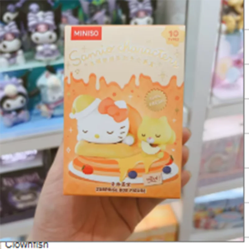 MINISO Sanrio Happy Baking Series Figice Blind Box Genuine Trendy Toy Surprise Gift for Girls