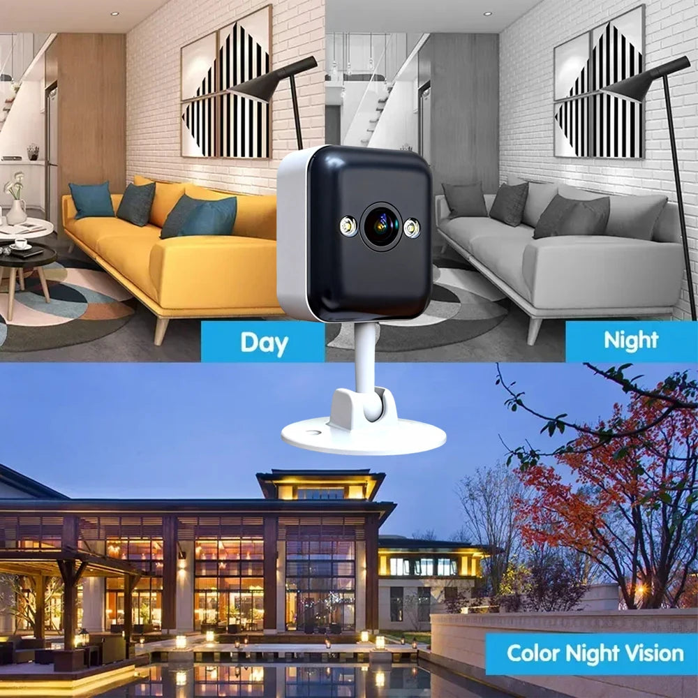 Cam720 5MP Mini Cube Camera Wifi Indoor Two Way Audio Human Detection Home Baby Pet Monitoring Night Vision CCTV Security IP Cam