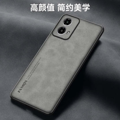 Premium Solid Color Sheepskin Case For MOTO G55 G24 G14 G54 G84 Edge 40 G35 X30 Edge 40 Neo Shockproof Back Cover