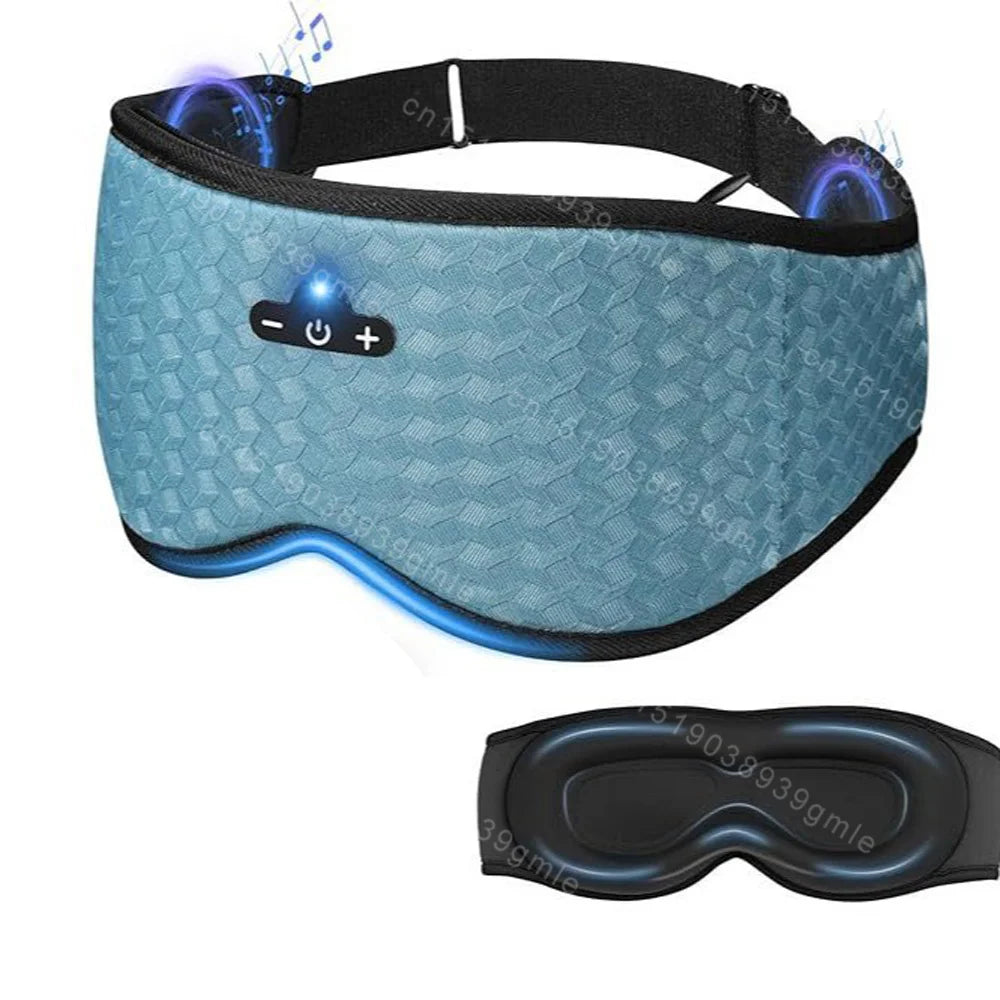 3D Eye Mask Music Play Sleeping Headphones with Built-In Hd Speaker Mask for Sleep Headphones Bluetooth ﻿breathable Eye Shield