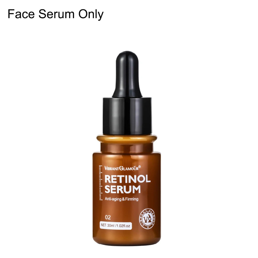 Retinol Face Cream+Facial Serum+Eye Serum Set Anti-Aging Remove Wrinkle Eye Bag Whitening Moisturizing Skin Lightening Cream