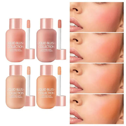 New Liquid Cheek Blush Facial Nourishing Blusher Gel Cream Multi-purpose For Eyes Lips Makeup Blush Stick Cosmetics