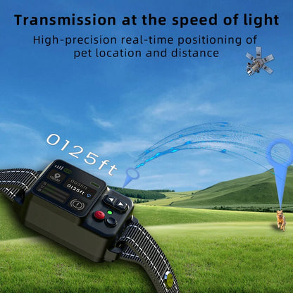 Smart GPS Pet Electronic Fence - New Model Wireless Dog Containment System with Outdoor Waterproof & Anti-Loss Shock Collar