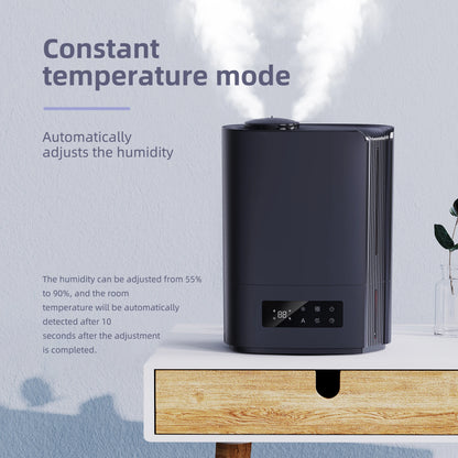 6L Humidifier Ultrasonic RGB Light for Bedroom ,360° Adjustable Mist Direction 60h Aroma Toy for Children's Room,Plants,300 ml/h