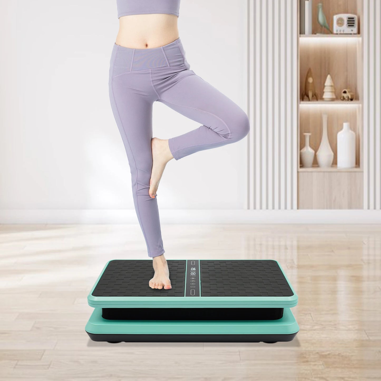 Slim Exercise Fitness Vibration Plate Home Fitness Fat Burning 200W 2800RPM Vibration Plate , Green/Pink/Black