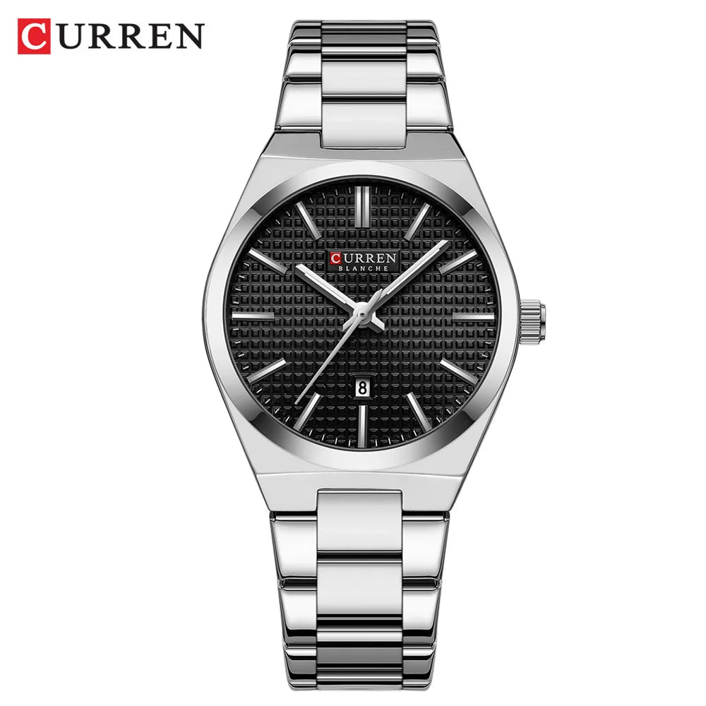 Curren 8439L Women Watch Casual Quartz 3-Hand Wristwatches Casual Luxury Waterproof Date Gifts For Girls