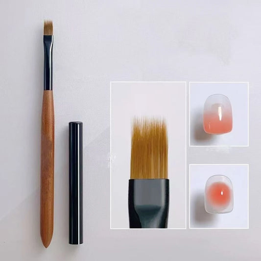 Gradient Nail Art Brush Acrylic Nail Ombre Pen DIY UV Gel Brushes Painting Drawing Flowers Nails Brush Manicure Tools for Salon