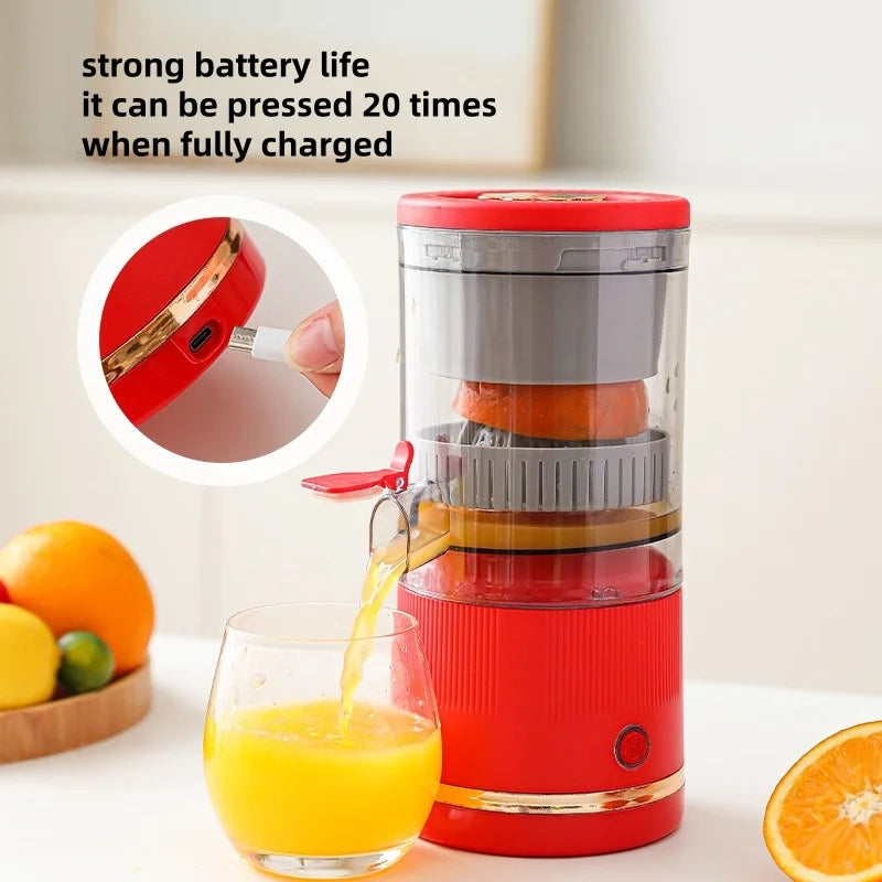 Portable Electric Juicer USB Charging Orange Lemon Fruit Blender Mini Household Wireless Automatic Fresh Citrus Juicer Of Travel