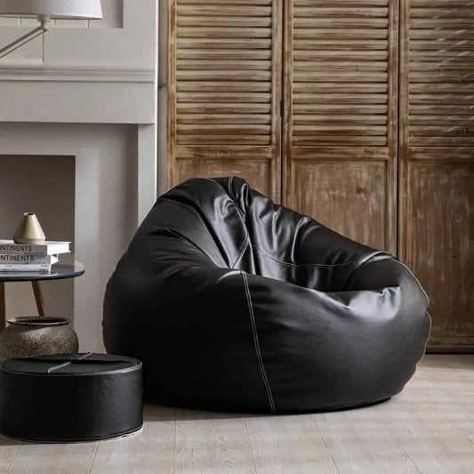 Modern Black Lazy Bean Bag Sofa Designer Nordic Cheap Lounges Lazy Bean Bag Sofa Individual Divano Soggiorno Home Furniture