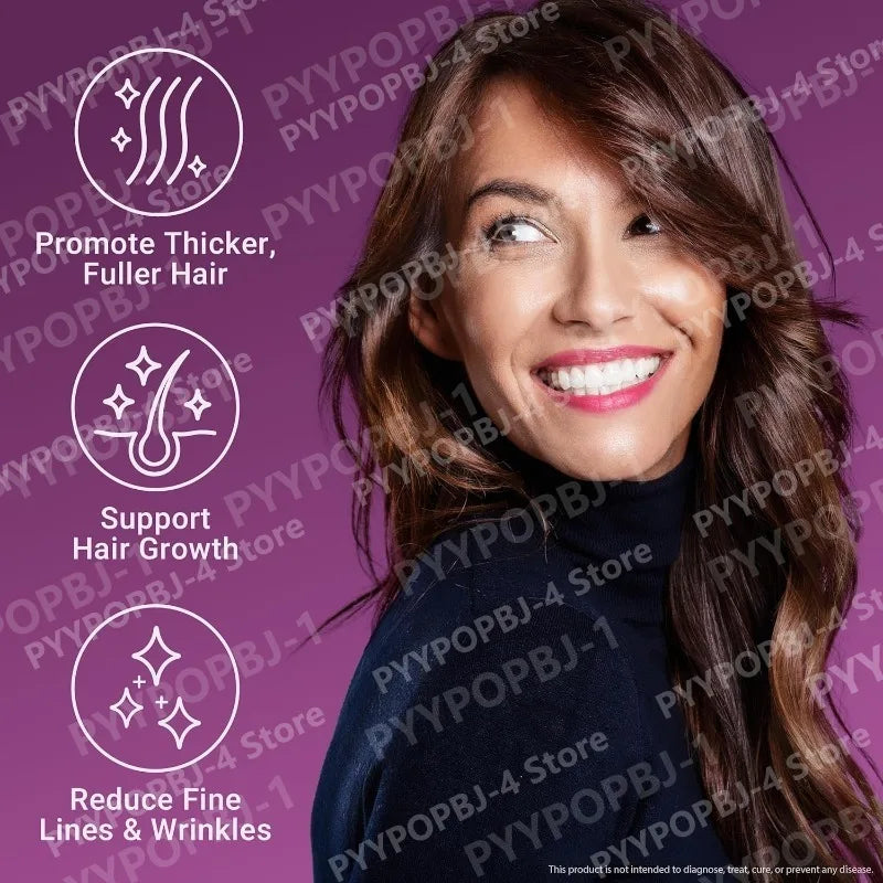 Hair Care Supplement with Biotin Vitamins and Horsetail Herbal Blend Daily Beauty Nutrition Capsules for Hair Appearance Support