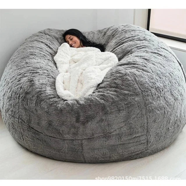 Blue Designer Lazy Bean Bag Sofa European Modern Individual Floor Lazy Bean Bag Sofa Living Room Divano Soggiorno Home Furniture