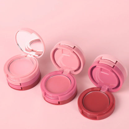 Natural Matte Face Blusher Velvety Smooth Lip Cream Cheek Blush Rouge Waterproof Makeup Makeup Blush